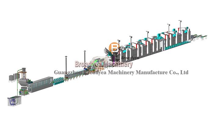 商业面条厂的自动面条制造机，700-850kg /人力资源生产能力